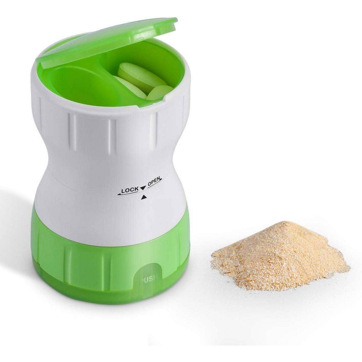 Tablettenmörser mit Depotfach Keramik Zerkleinerer Grinder