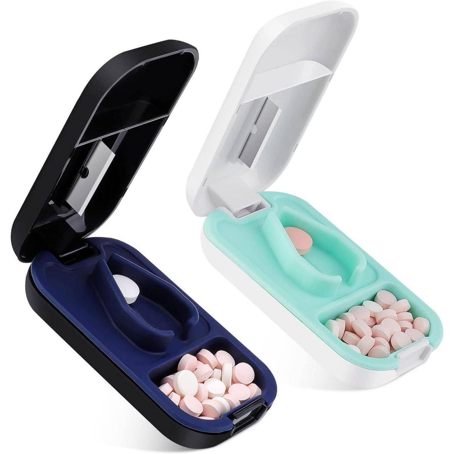 Tabletten Teiler für kleine und große Pillen BPA-frei mit