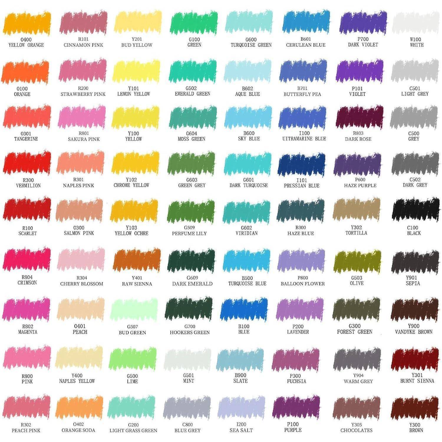 Ölpastellkreide 72 Set Farben Künstler Hobbymaler 72 Basis