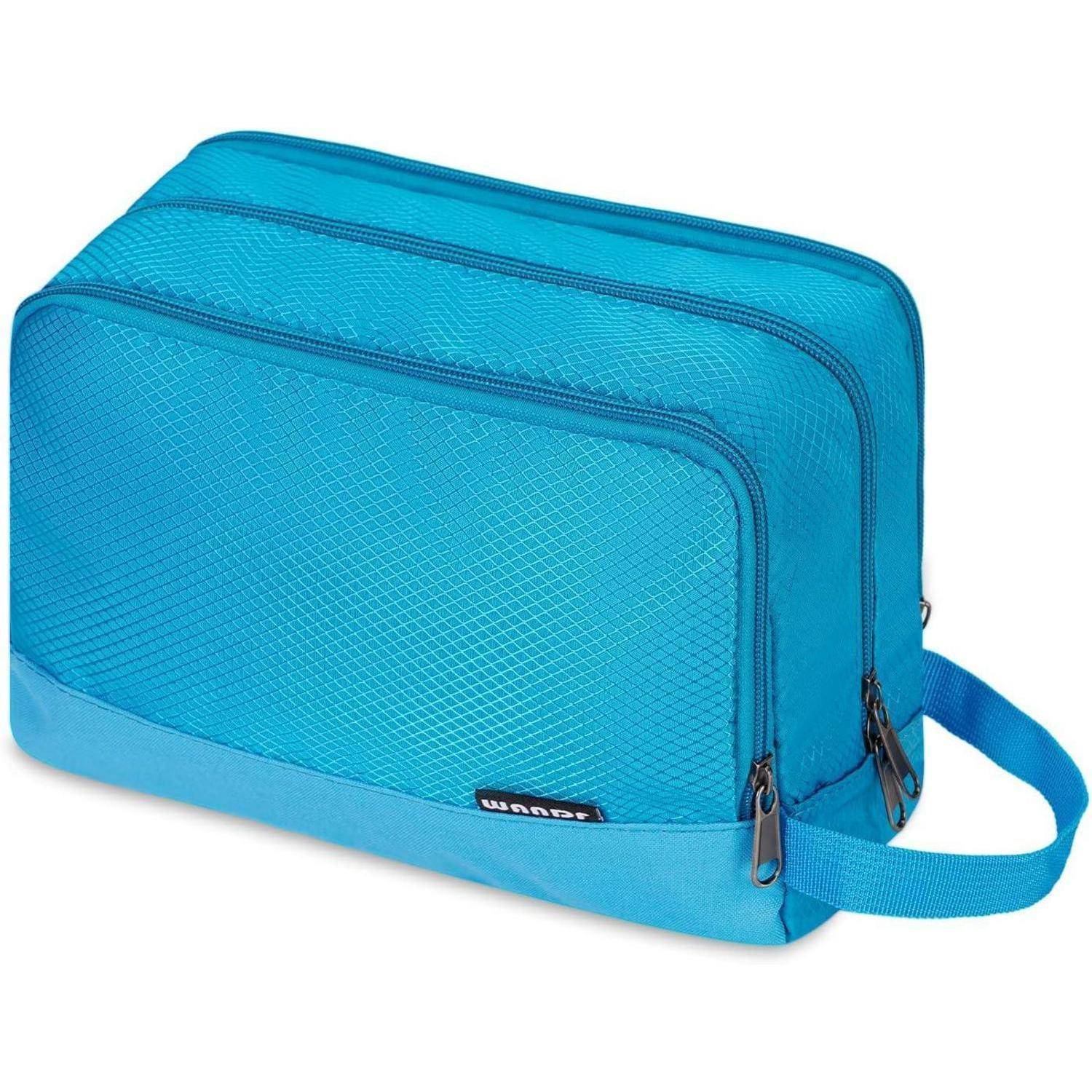 Kulturbeutel Herren Damen Reise Kosmetiktasche A-pures Himmelblau