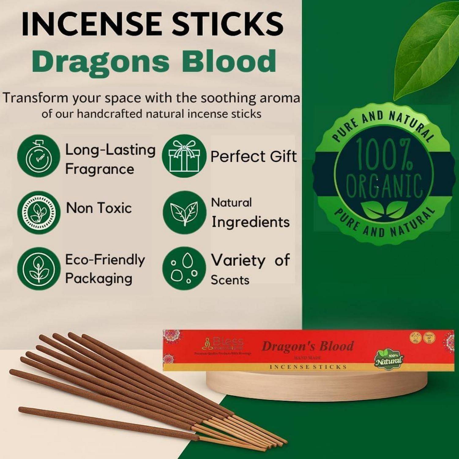 Räucherstäbchen Drachenblut Dragons Blood 25 Sticks (40 GM)