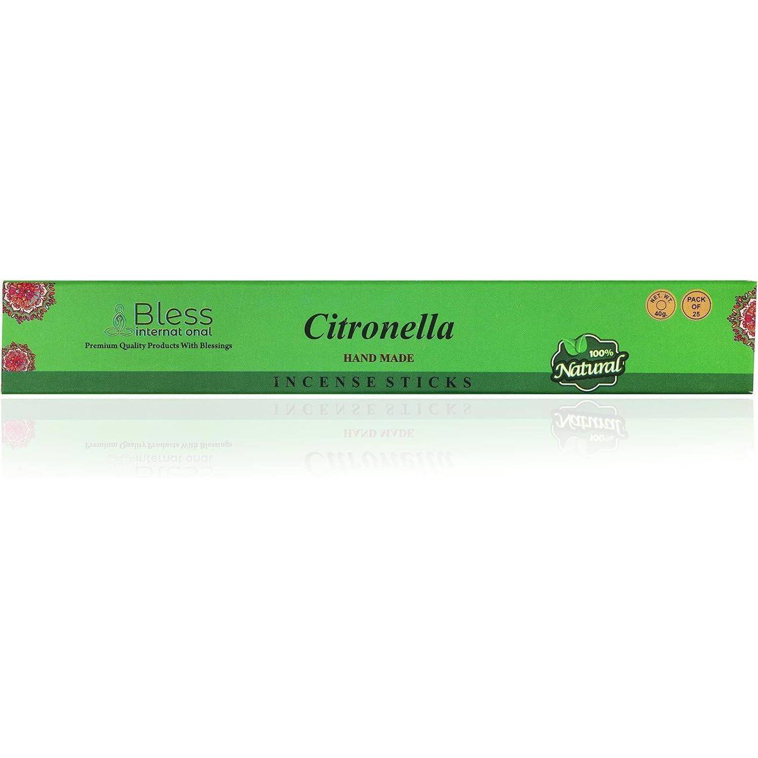 Räucherstäbchen Handgedippt Bio Citronella 25 Sticks 40 GM