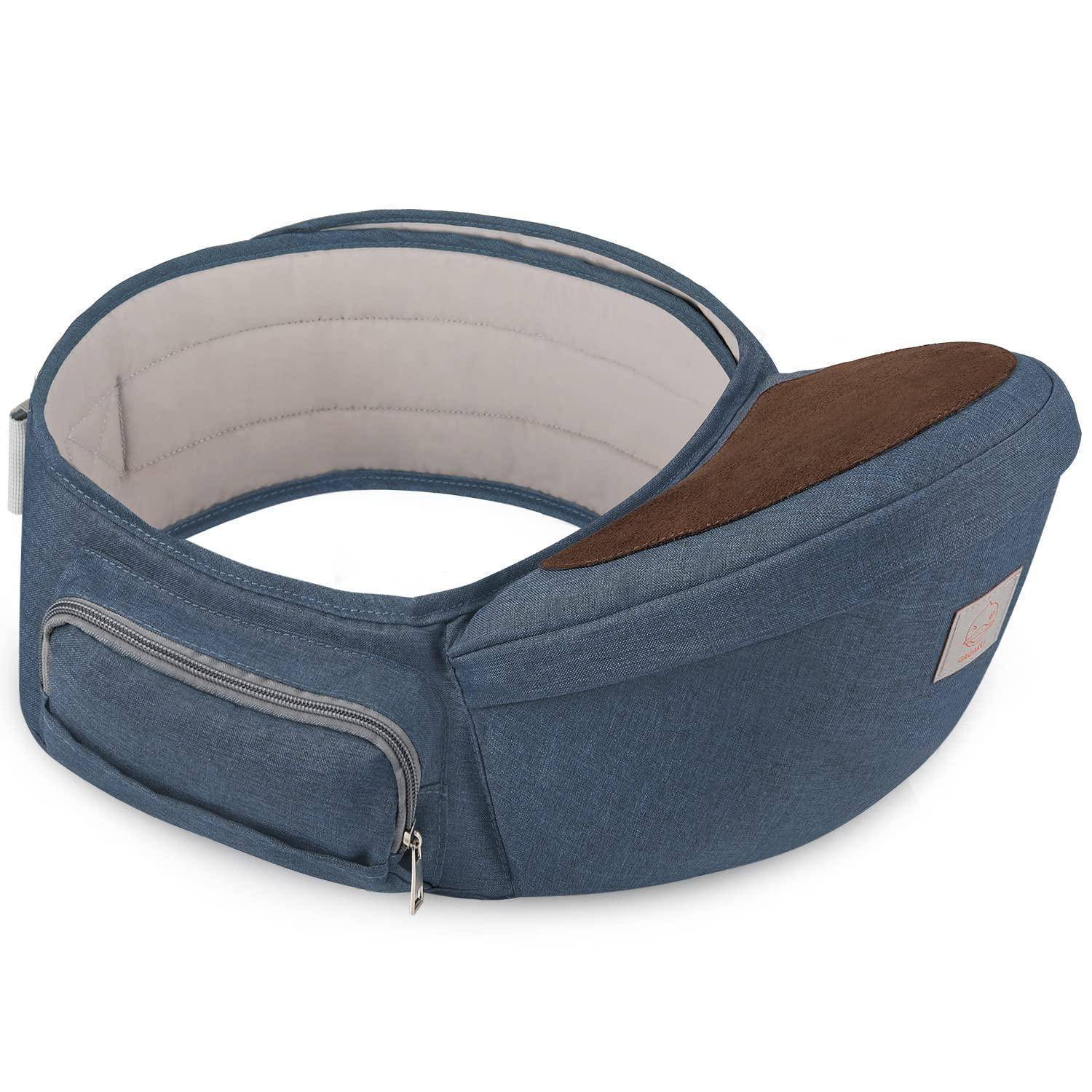 Hüftsitz Baby Hocker 4 Positionen 0 36 Monate 2-Denim Blau-polyester