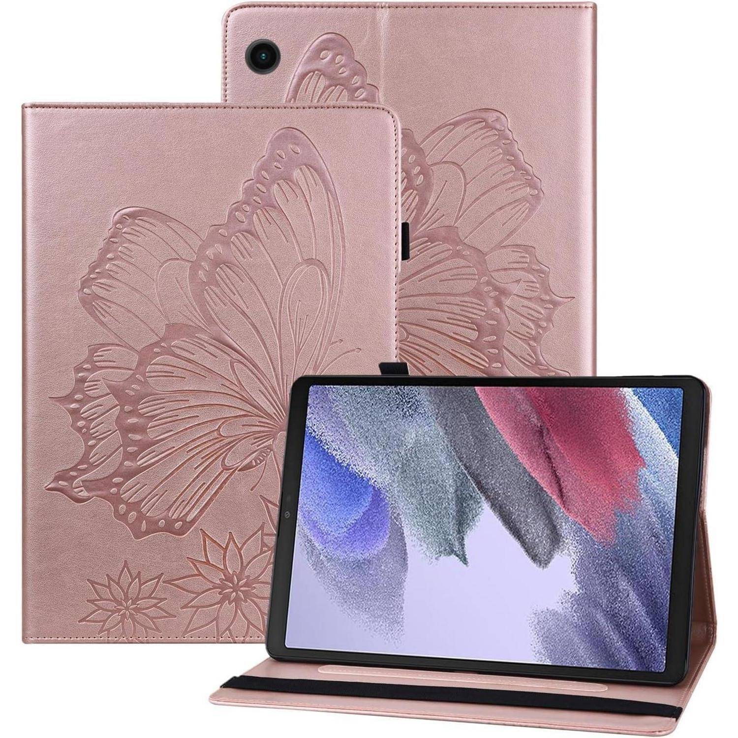 Tablet Schutzhülle Tab A9 Plus 11 Zoll Leder Magnetisch Roségold