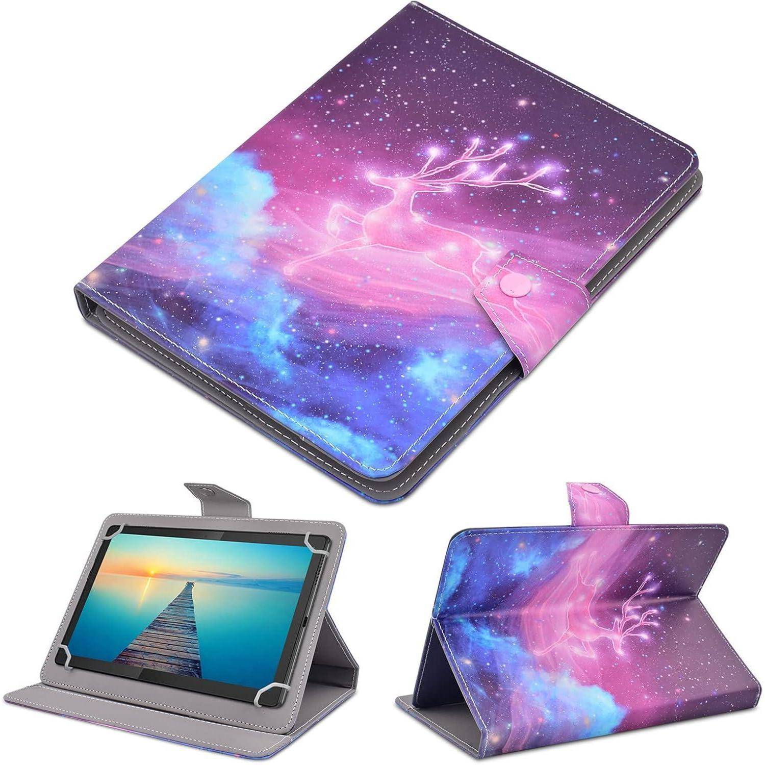Tablet Hülle Schutzhülle 10 Zoll Lila schillernde
