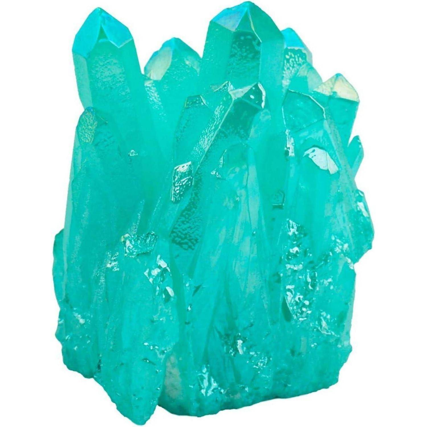 Bergkristall Quarz Cluster 30 x 17x 15 mm - 70 x 45 x 60 mm Hellblau