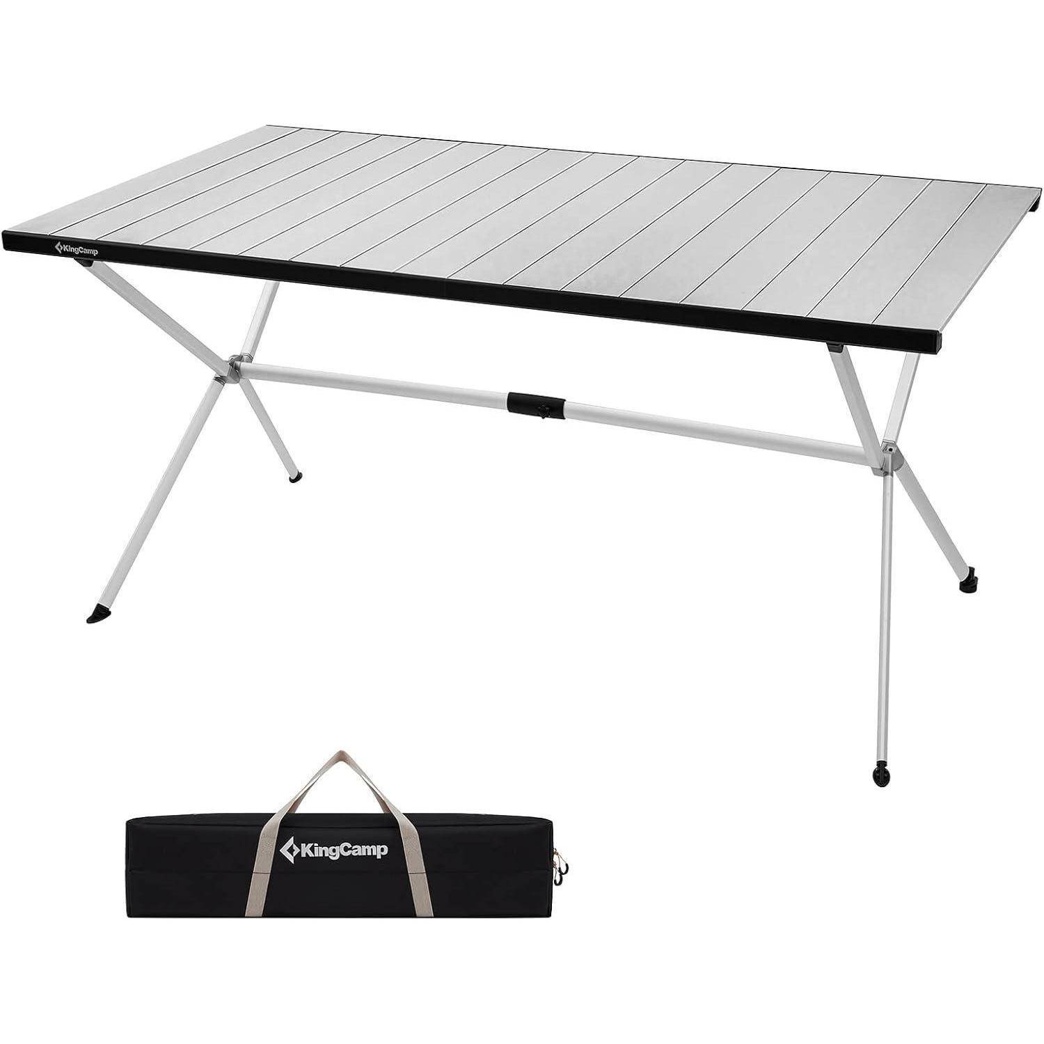 Campingtisch klappbar Aluminiumrahmen aufrollbar #6p X Ultraleicht