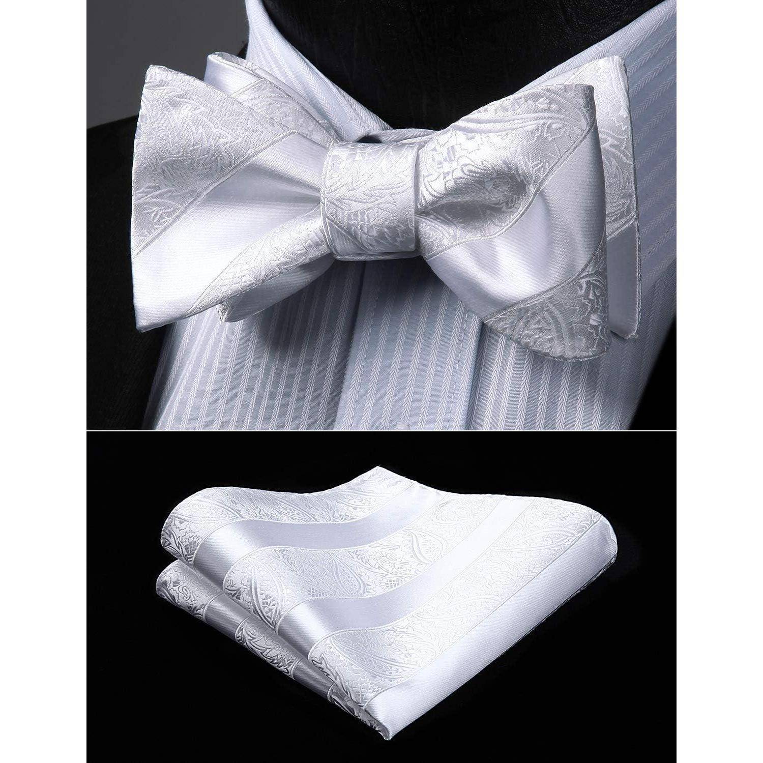 Einstecktuch Herren Paisleymuster Hochzeit Jacquard Weip