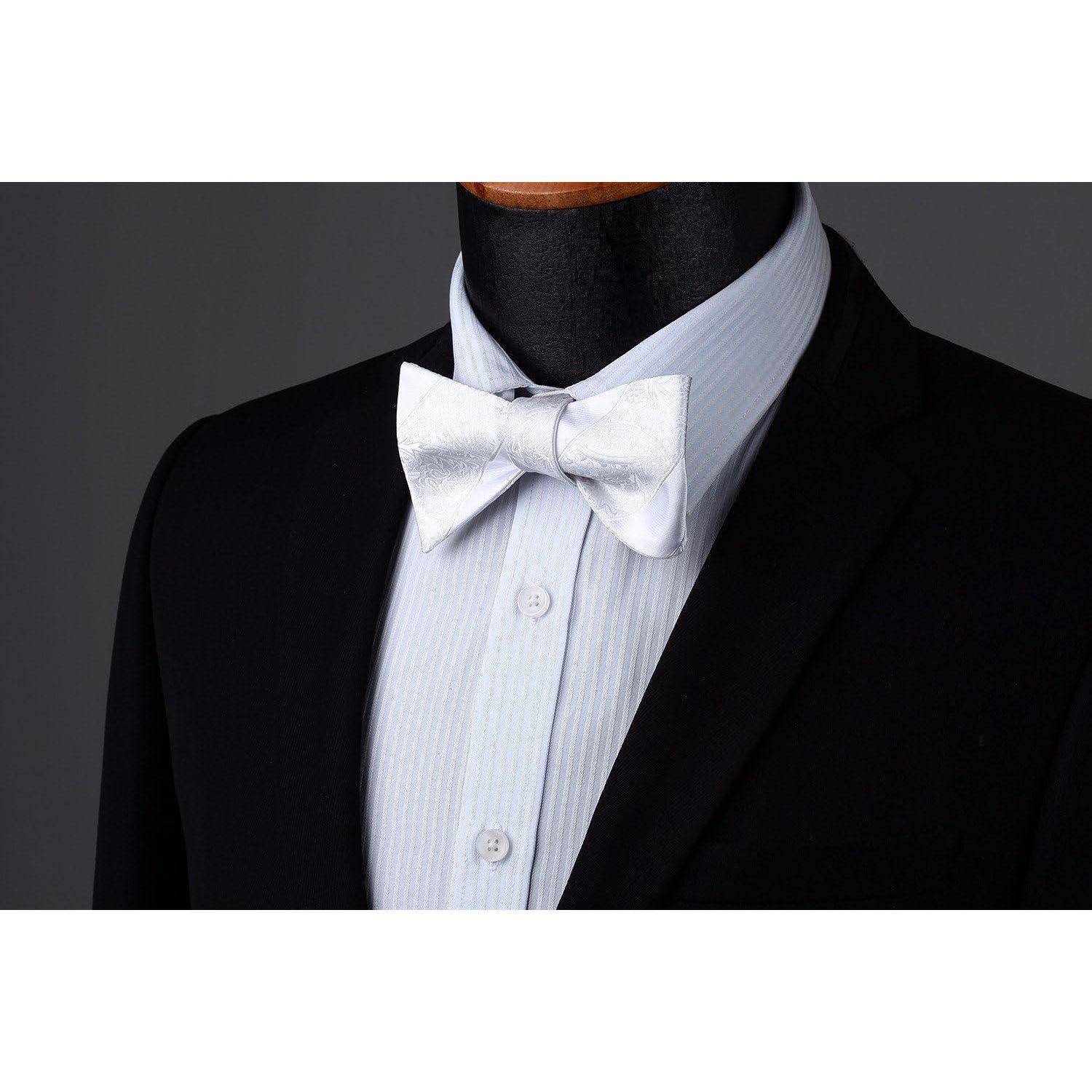 Einstecktuch Herren Paisleymuster Hochzeit Jacquard Weip