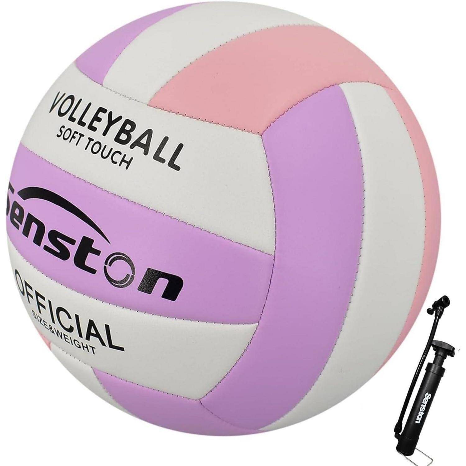 Volleyball Größe 5 Wasserfest Pumpe Beachvolleyball Mauve
