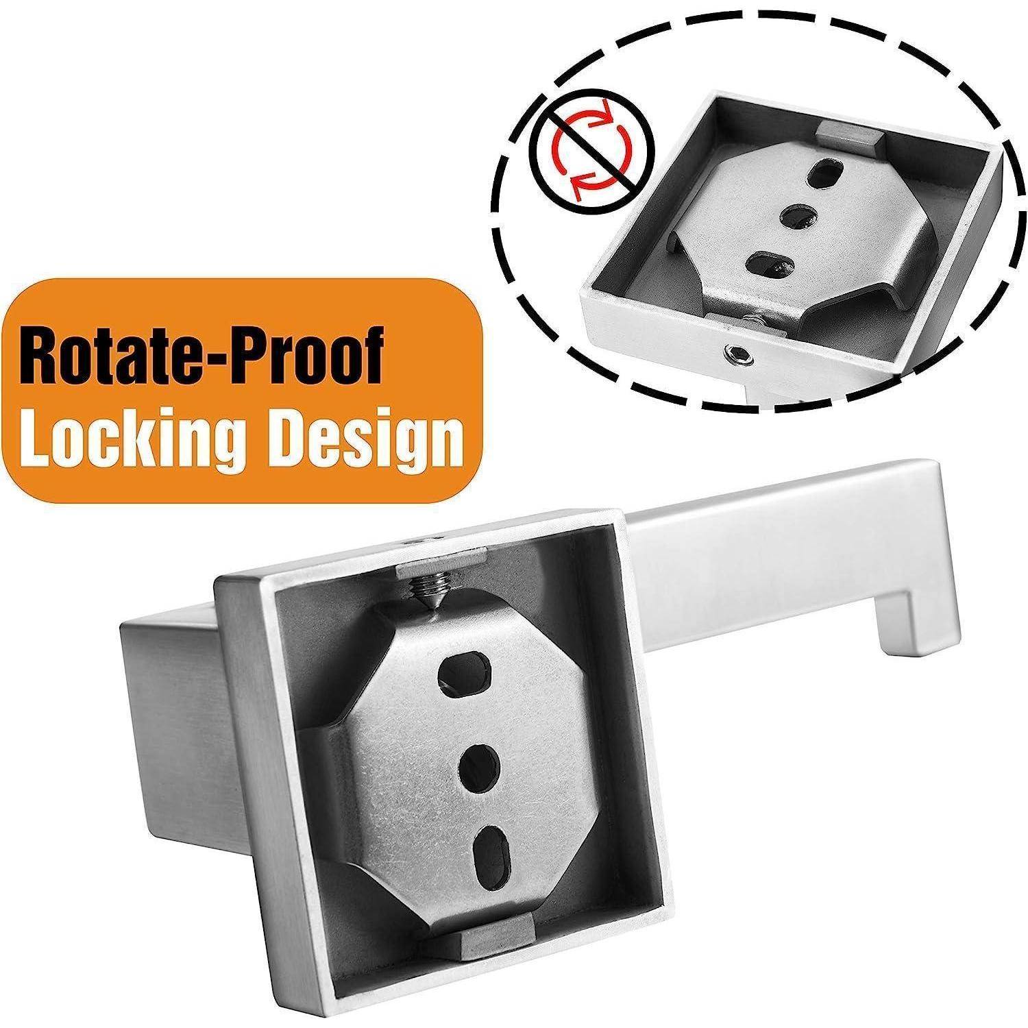 Toilettenpapierhalter Edelstahl 304 gebürstetes 2 Gebürstetes Nickel