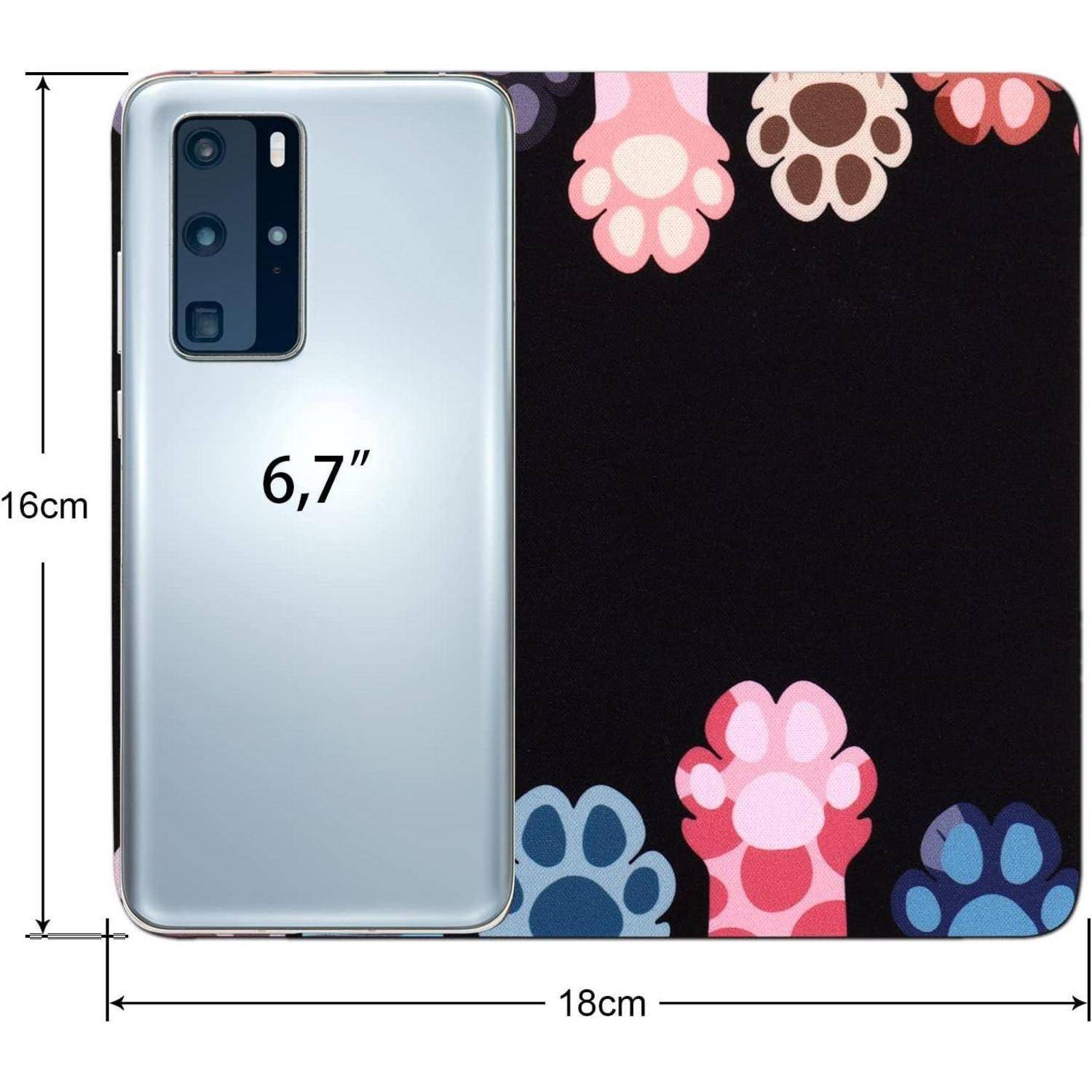 Mauspad Mini Motiv Bunt Katze 180 x 160 Katzenkralle-290 180 x 160 mm