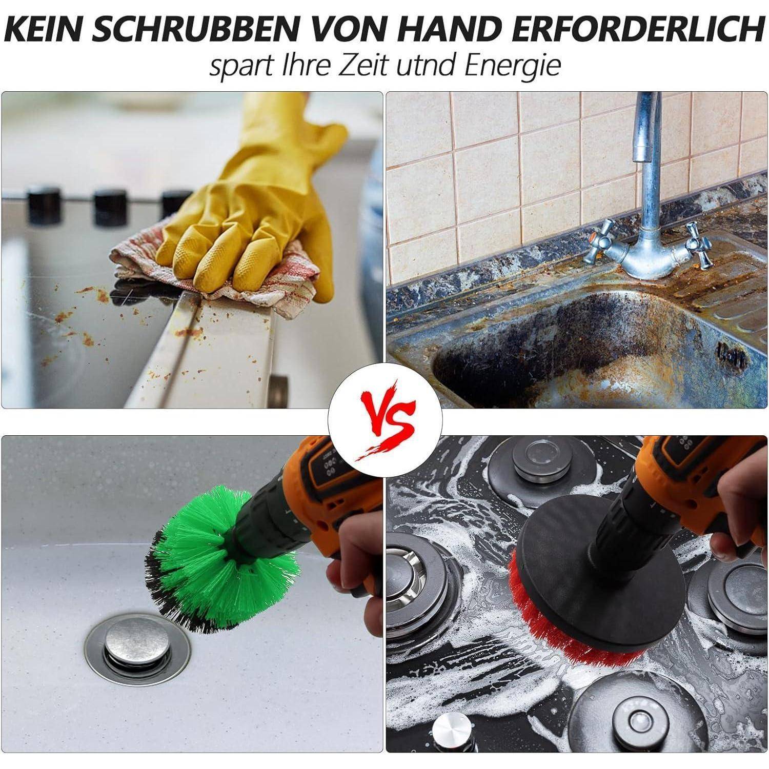 Kein Schrubben von Hand erforderlich