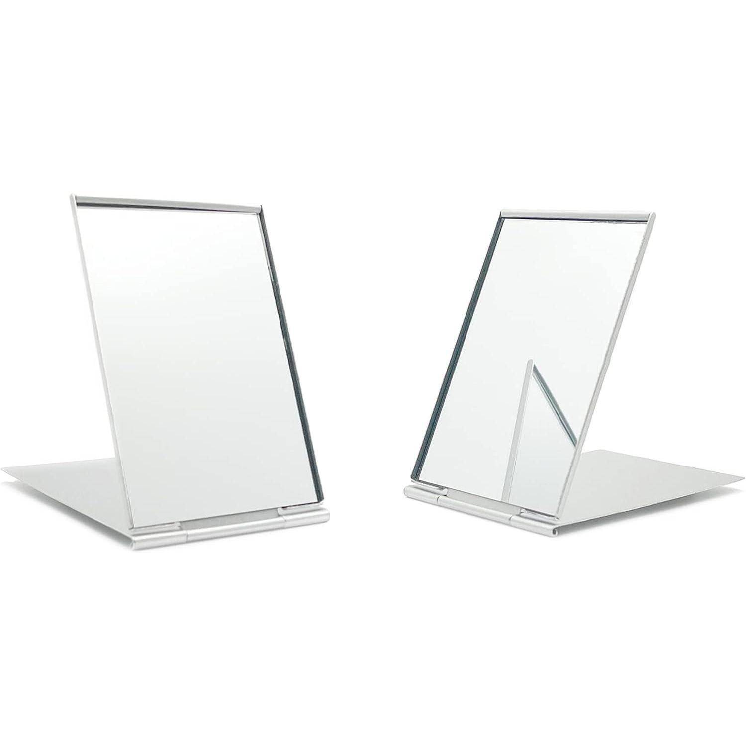 Reisespiegel Taschenspiegel klappbar Handspiegel 2pcs8.5x5cm