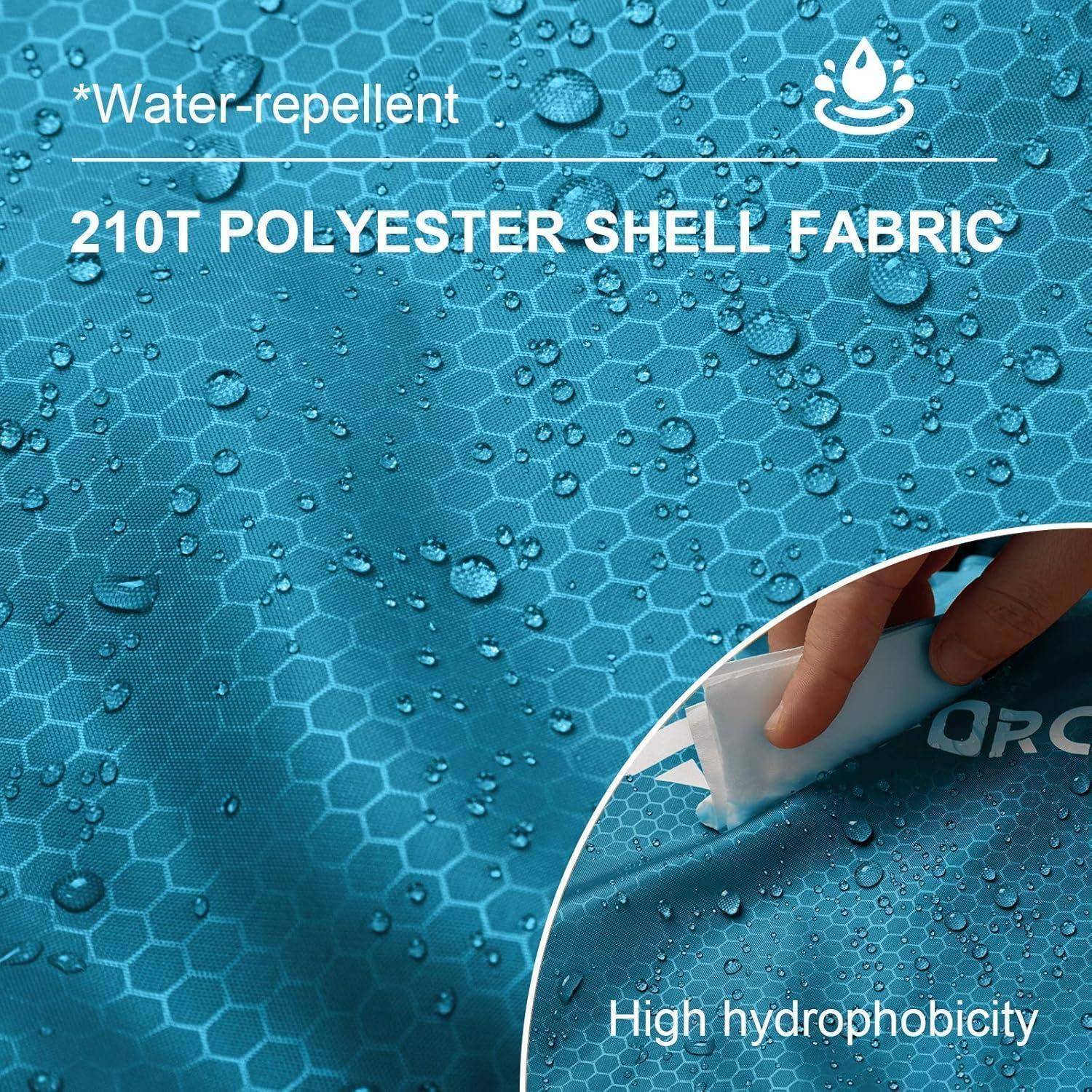 Schlafsack 3 Jahreszeiten 5C Flanell 10° Polyester Taft-Königsblau
