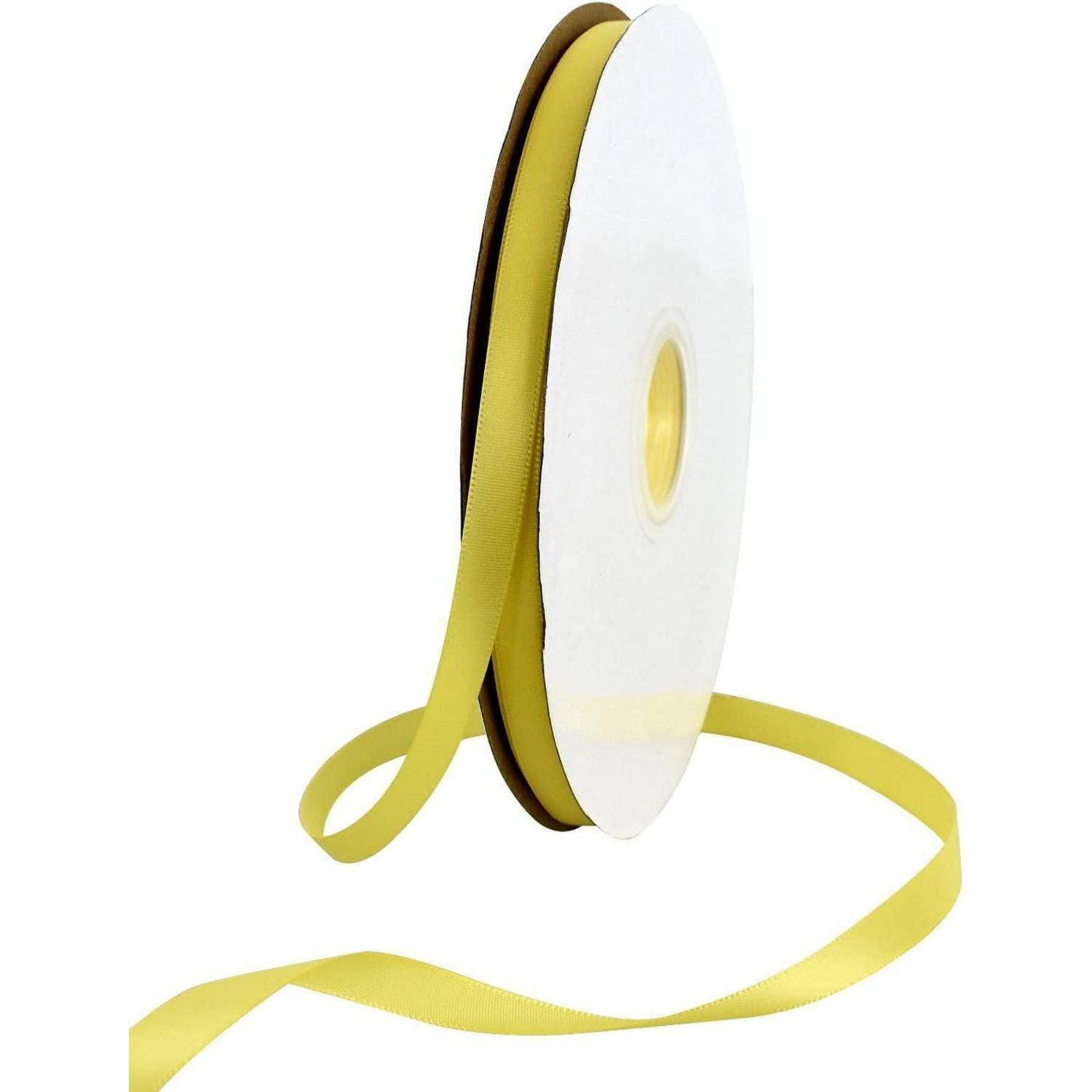 Satinband Gelb 10mm 91m Geschenkband Hochzeit 3 8 in x 100 yds Lemon
