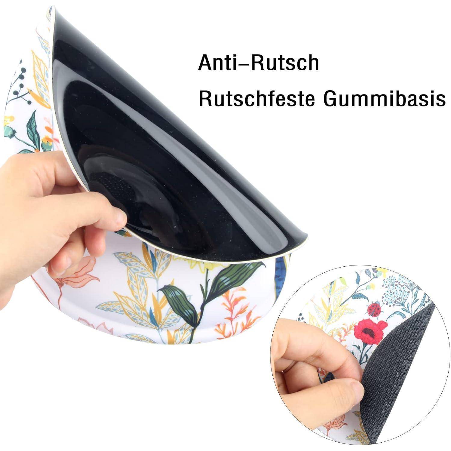Mauspad Handauflage Gelkissen Untersetzer Blume auf weißem Hintergrund