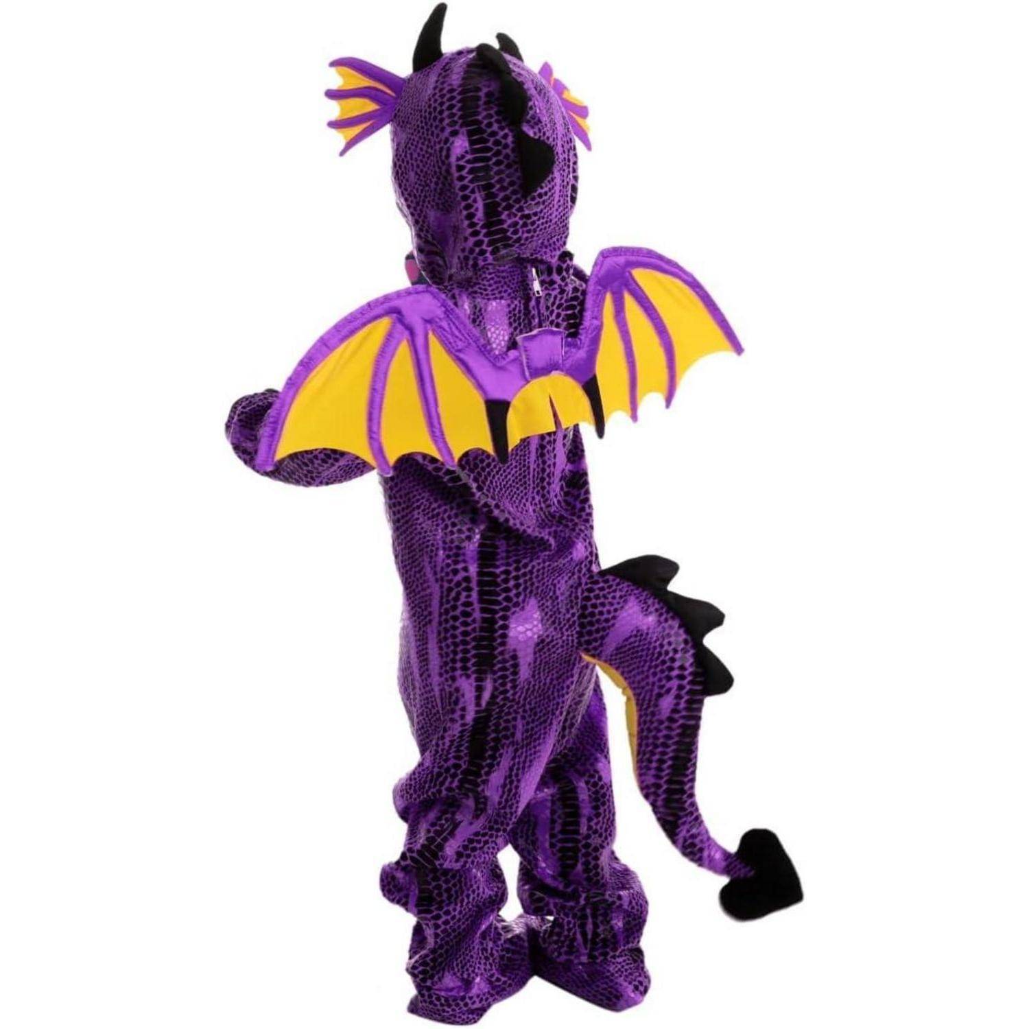 Kostüm Halloween Kind Unisex Drache Dinosaurier Toddler (3-4 yrs) Lila