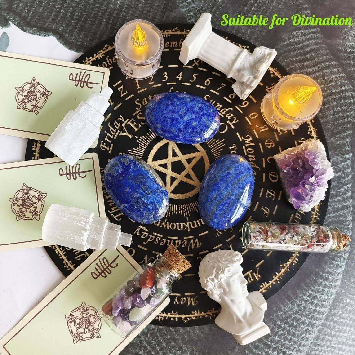 Edelstein Handschmeichler Sorgenstein Reiki Geschenke Lapislazuli