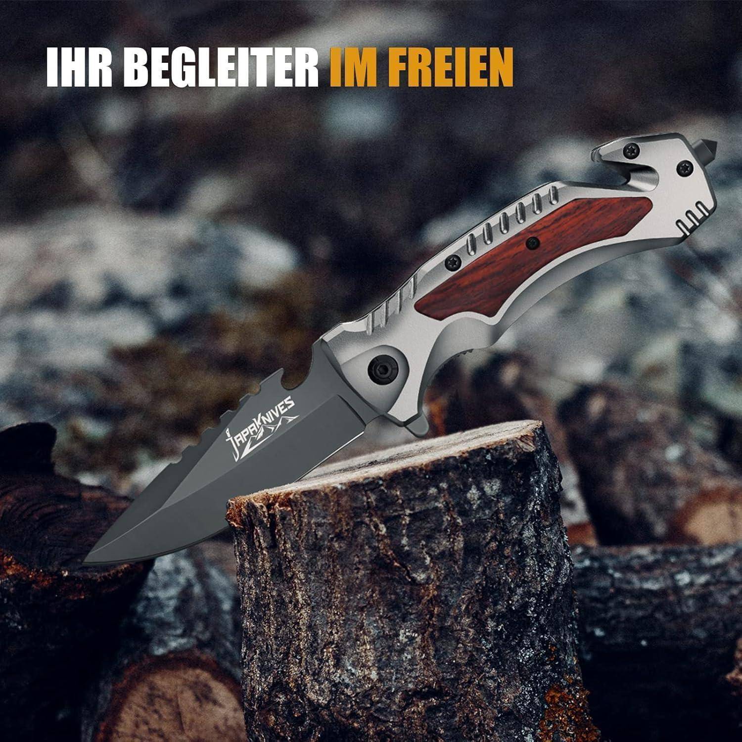 Taschenmesser Einhandmesser Rettungsmesser Glasbrecher EDC Klappmesser