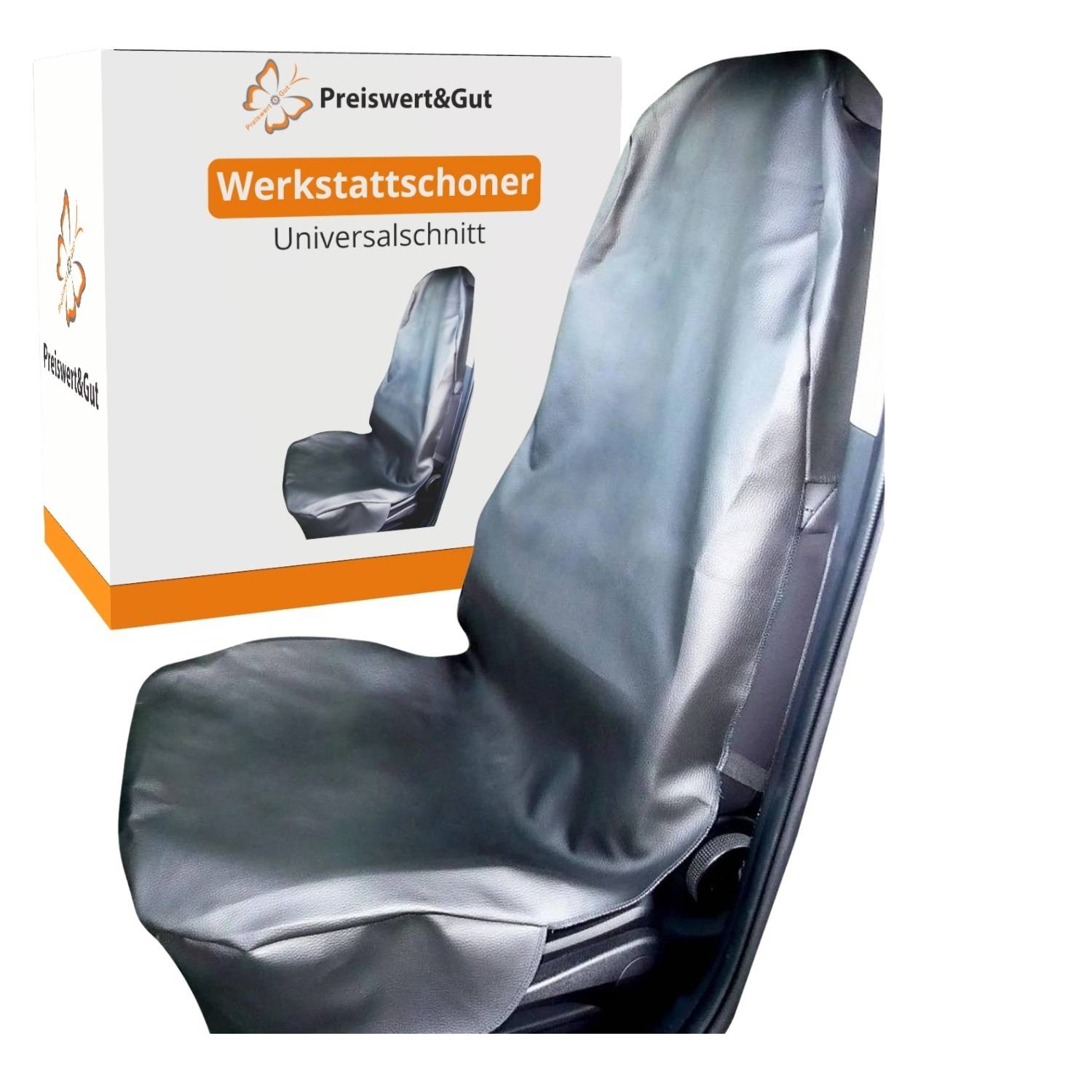 Sitzbezug Kunstleder – wasserabweisender Werkstattschoner für Autositz