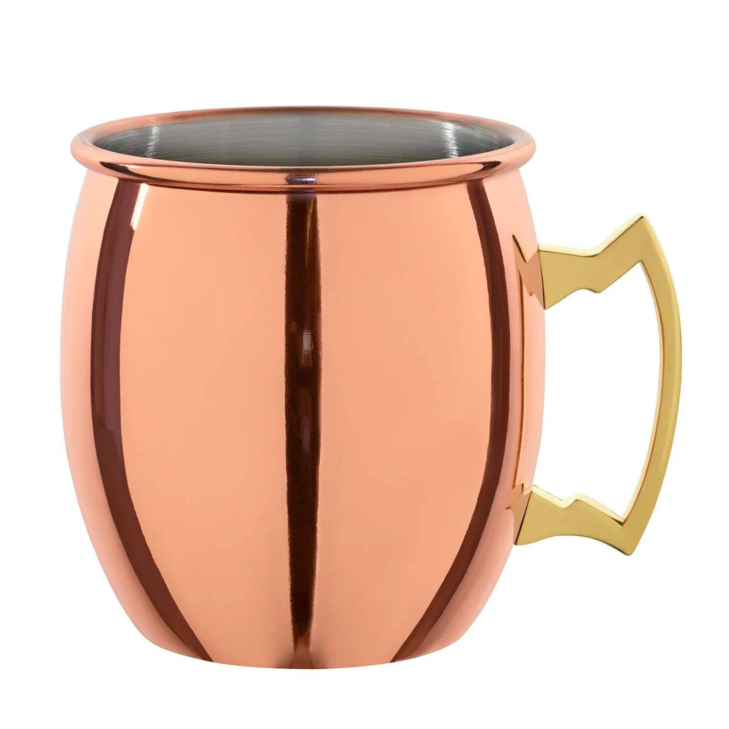 Becher, Tasse - Moscow Mule, Edelstahl, Kupferfarbenem, 550ml