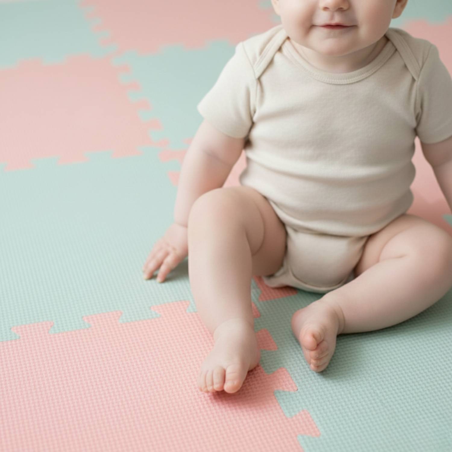 18 Teile Spielmatte Baby Puzzlematte 30x30 Krabbelmatte Bodenmatte Kinderzimmer