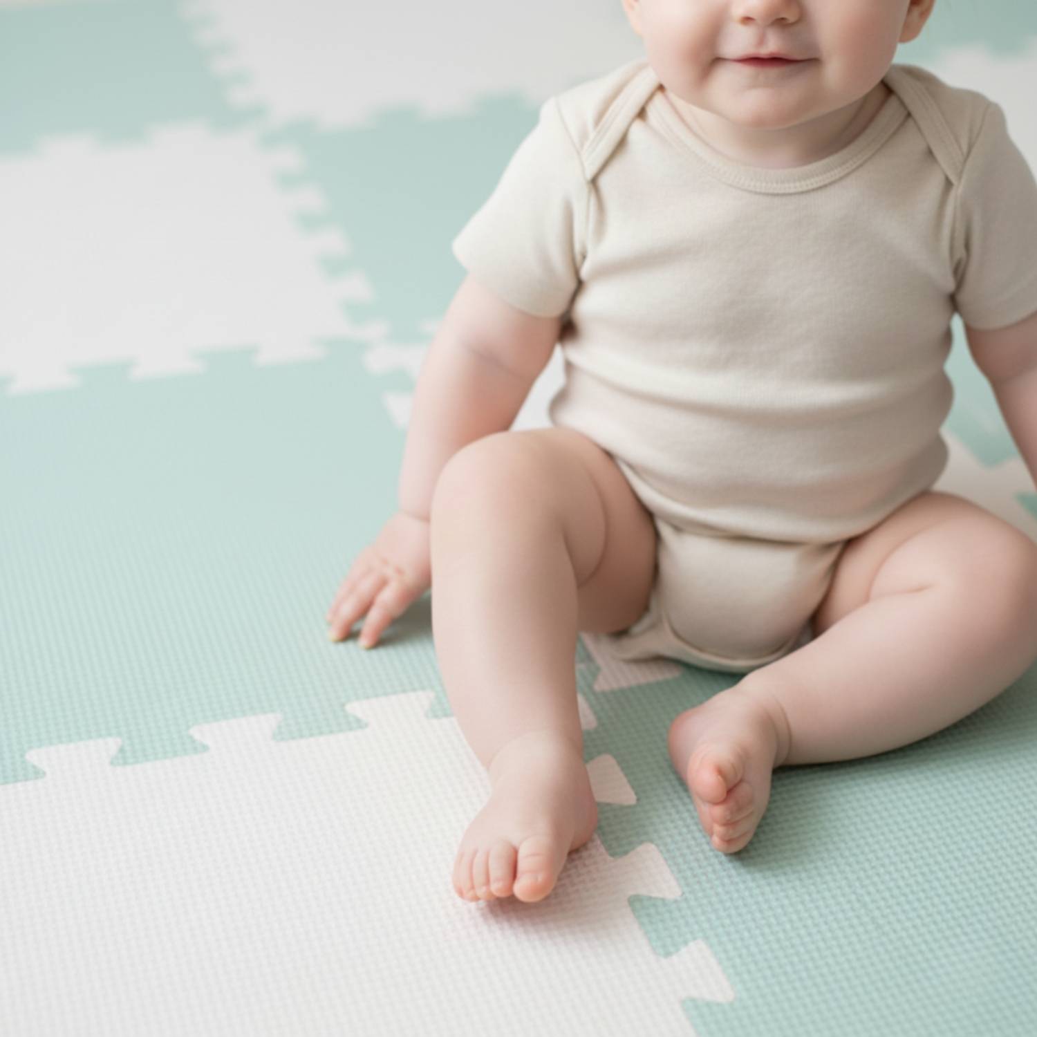 18 Teile Spielmatte Baby Puzzlematte 30x30 Krabbelmatte Bodenmatte Kinderzimmer