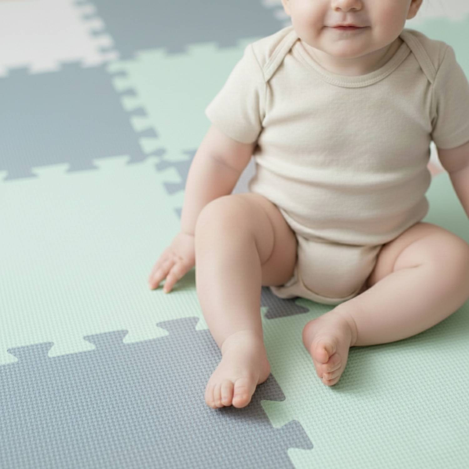 18 Teile Spielmatte Baby Puzzlematte 30x30 Krabbelmatte Bodenmatte Kinderzimmer
