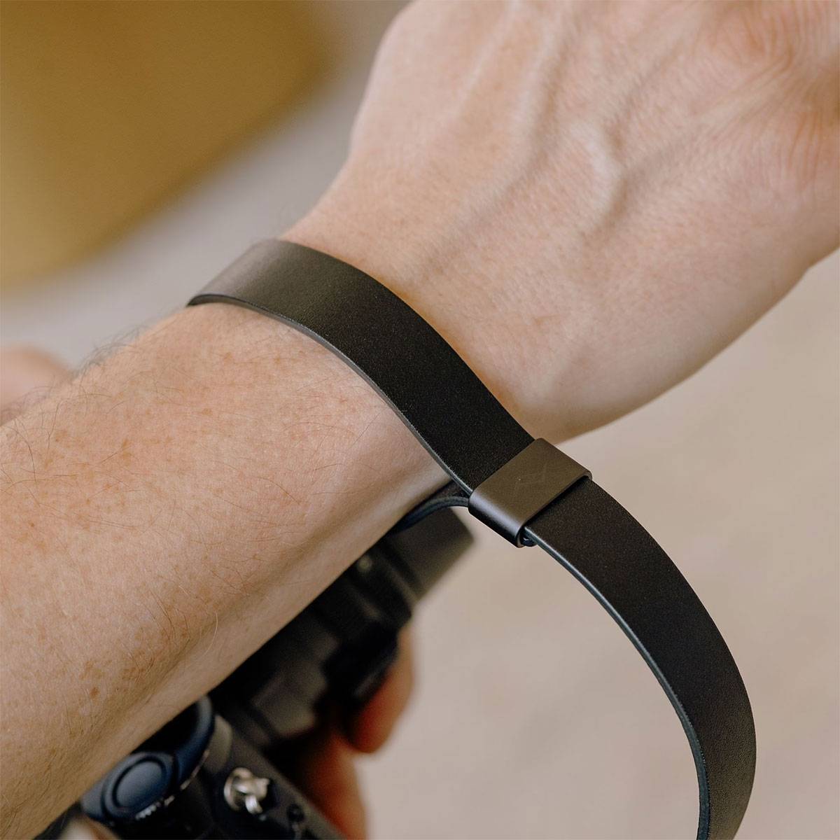 Peak Design Cuff Handschlaufe Leather - Black (Schwarz)