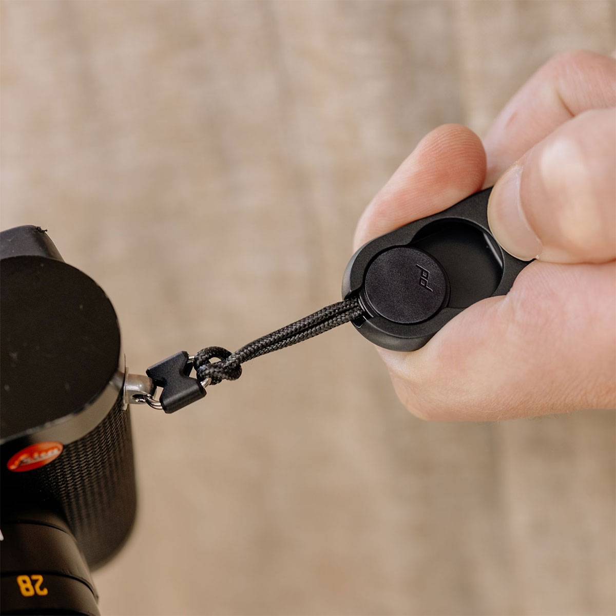 Peak Design Form Leather Camera Strap Neck - Amber (Hellbraun)