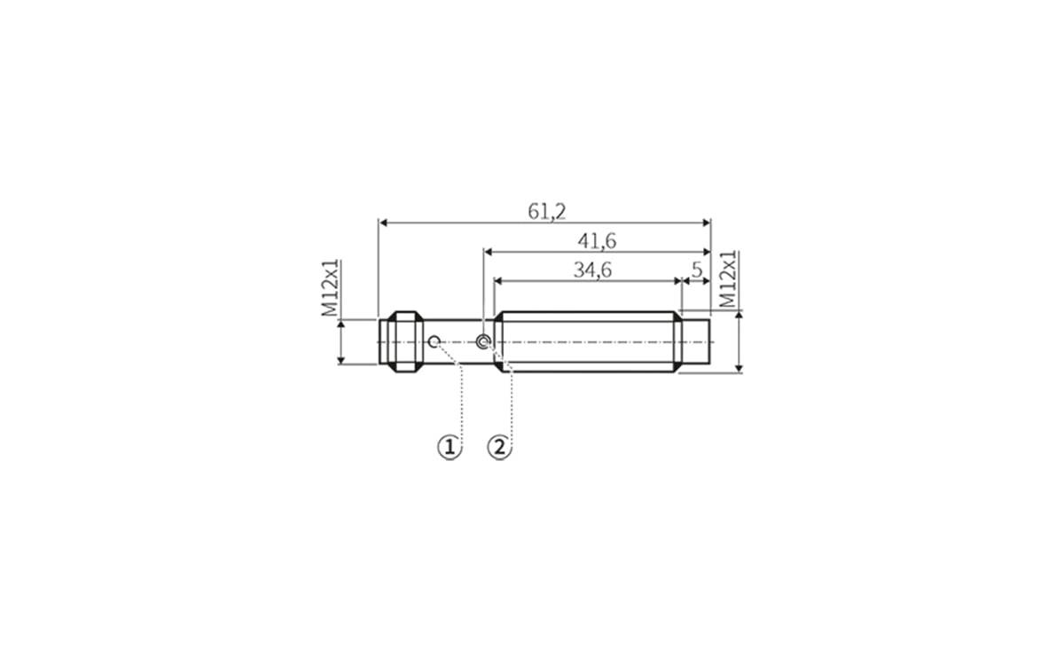 Kapazitiver Sensor M12 - M12x1 - AC005 - autosen