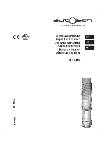 Kapazitiver Sensor M12 - AC005 - autosen