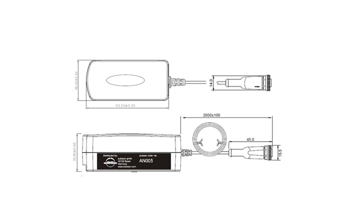 Steckernetzteil 24 V mit internationalen Adaptern - AN005 - autosen