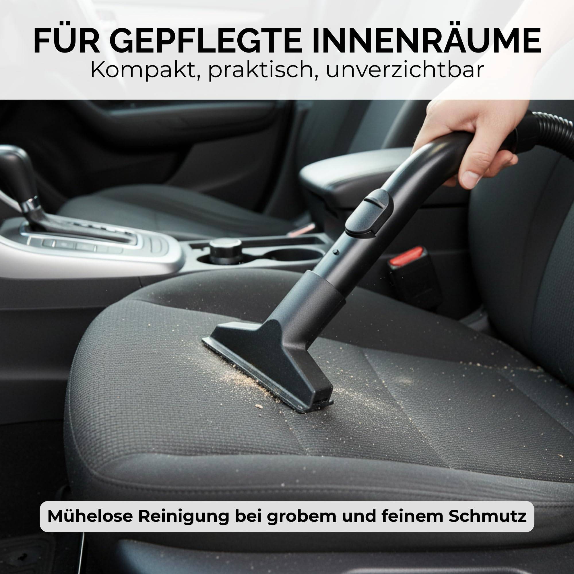Komfort Auto Staubsauger Düsen Set kompatibel mit Bosch Siemens Miele Kärcher Einhell Numatic Severin Dirt Devil Rowenta