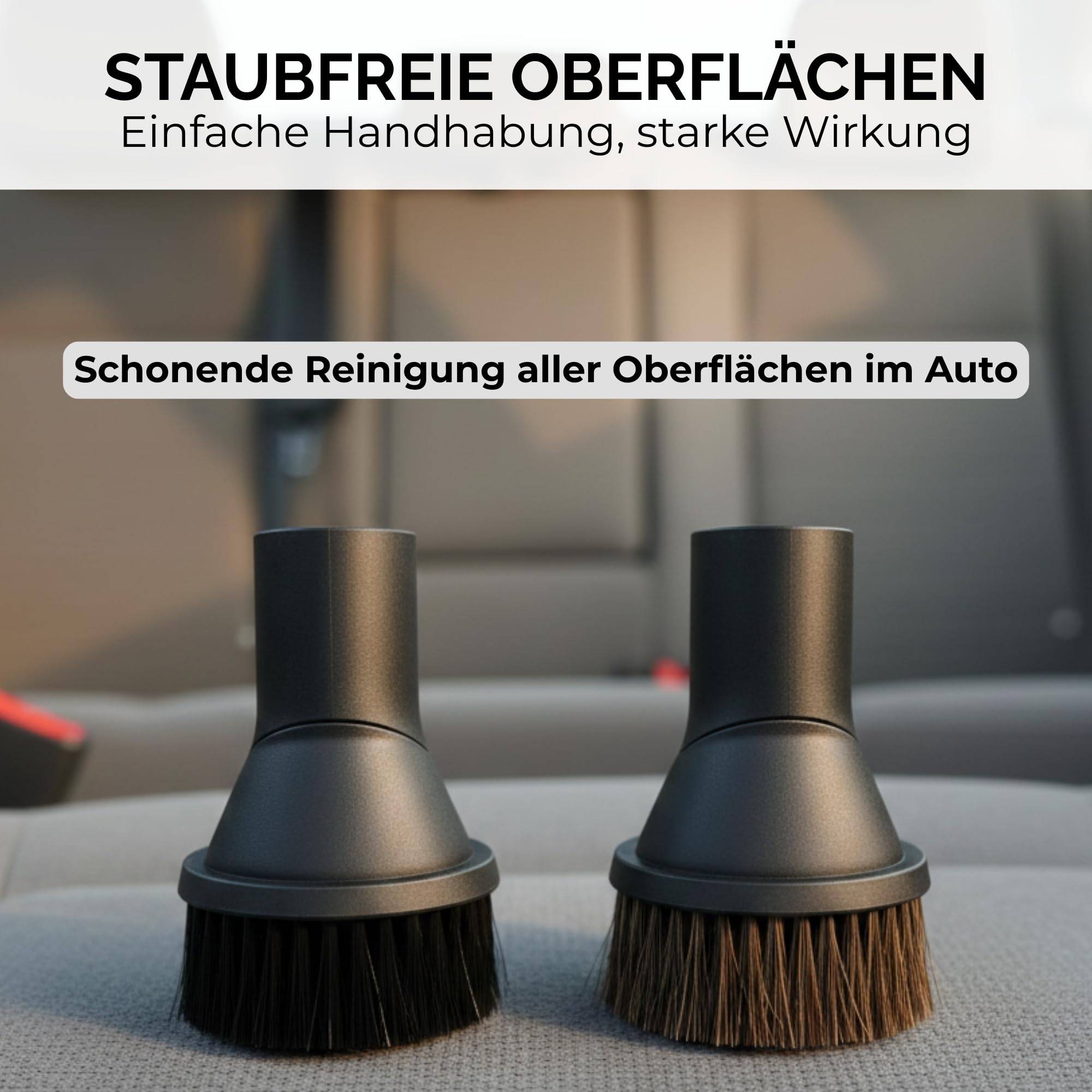 Komfort Auto Staubsauger Düsen Set kompatibel mit Bosch Siemens Miele Kärcher Einhell Numatic Severin Dirt Devil Rowenta
