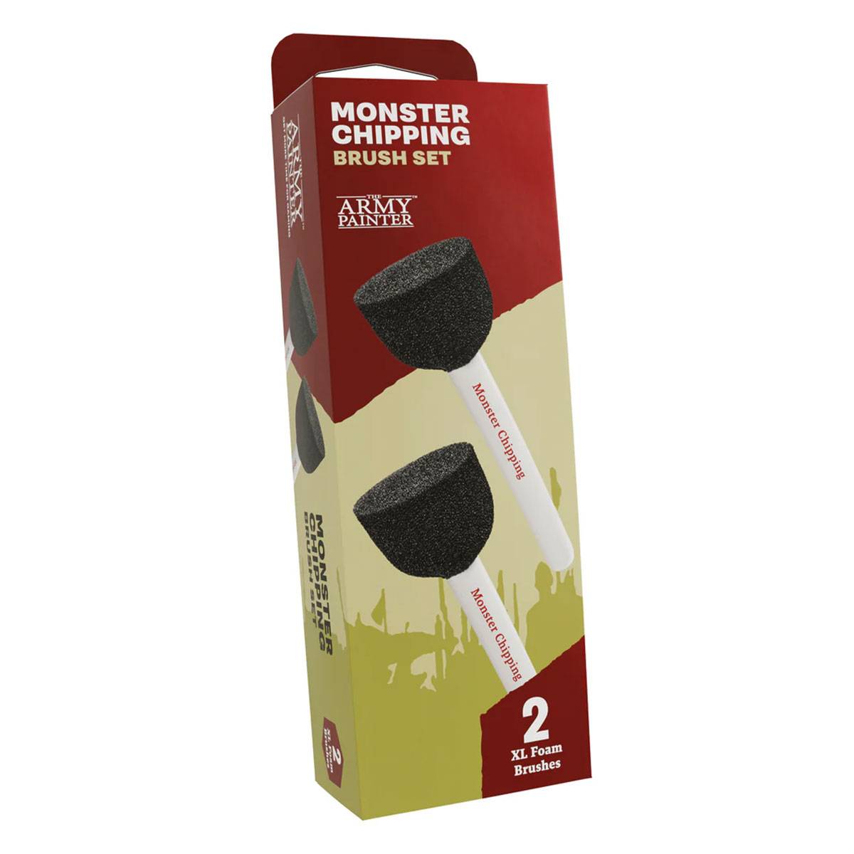 The Army Painter Monster Chipping Brush Set - 2 Schaumstoffpinsel