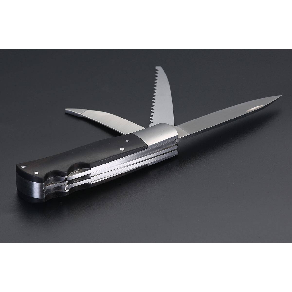 Puma TEC Jagdtaschenmesser - Ebenholz