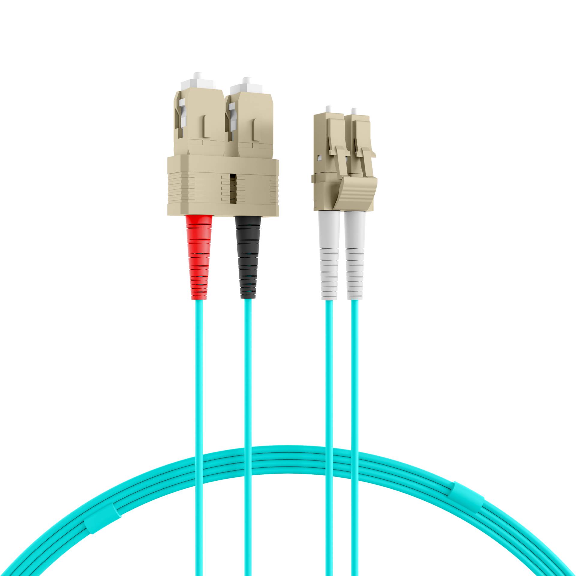 ProfiPatch LWL Patchkabel Duplex LC-SC Multimode 50/125µ OM3 LSZH 5m