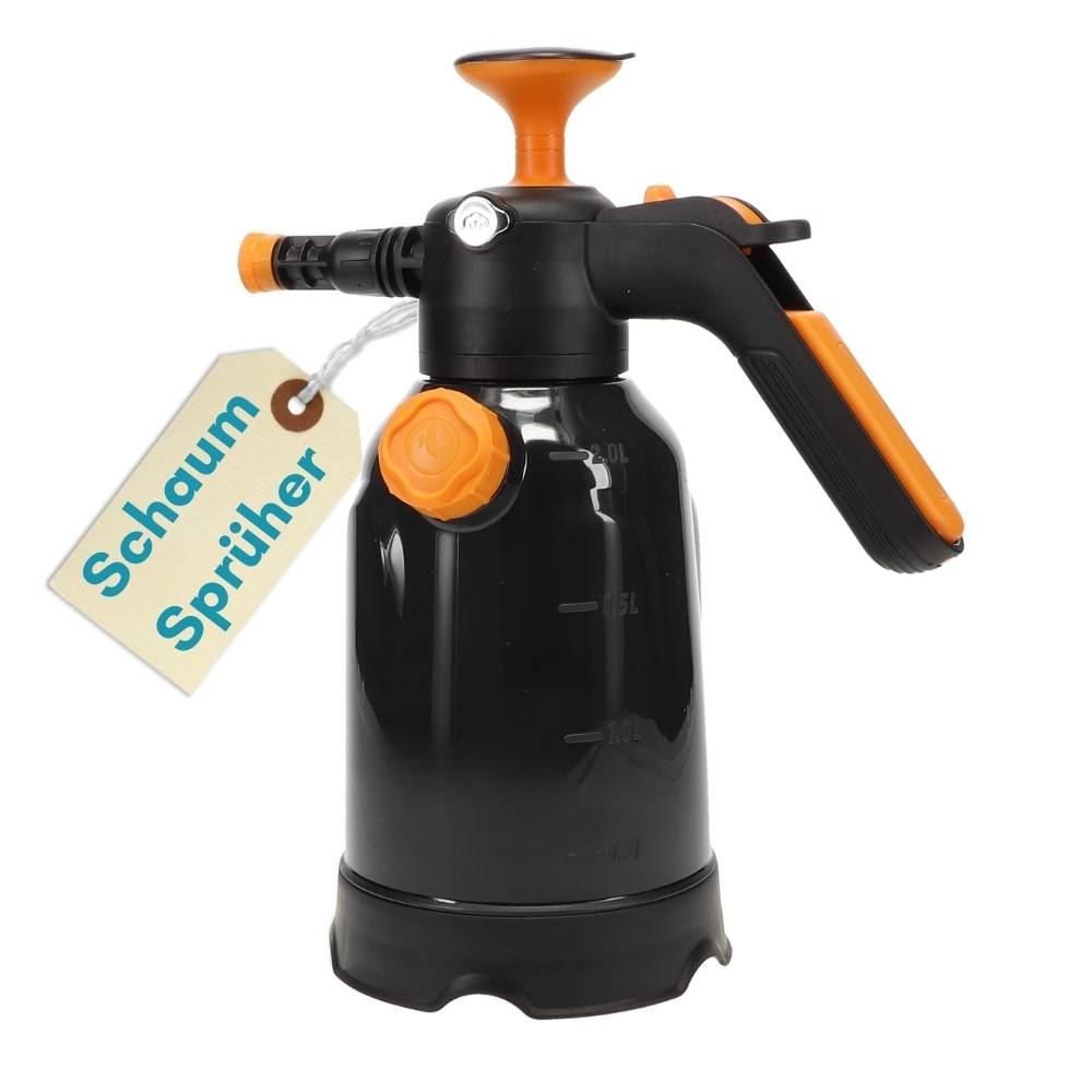 Schaumsprüher Auto 2in1 Drucksprüher 2 L Schaumpistole Autowäsche Schaumkanone Vorreiniger Auto Sprühflasche Pumpflasche Pumpsprüher Sprayflasche