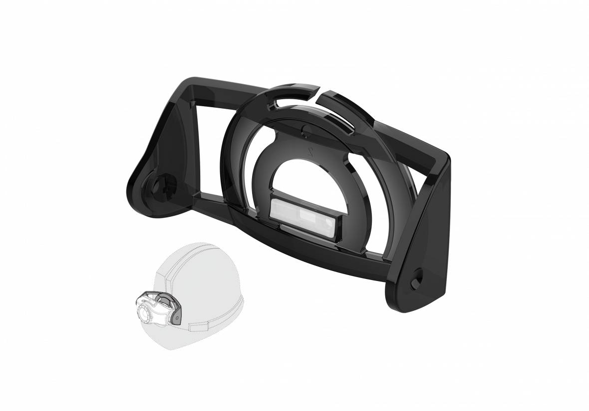 Ledlenser Helmhalterung Typ E für Stirnlampe 502221