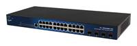 ALLNET Switch smart managed Layer2• 24x GbE• 4x SFP+• 19""• Lüfterlos• - Switch - 128 Gbps
