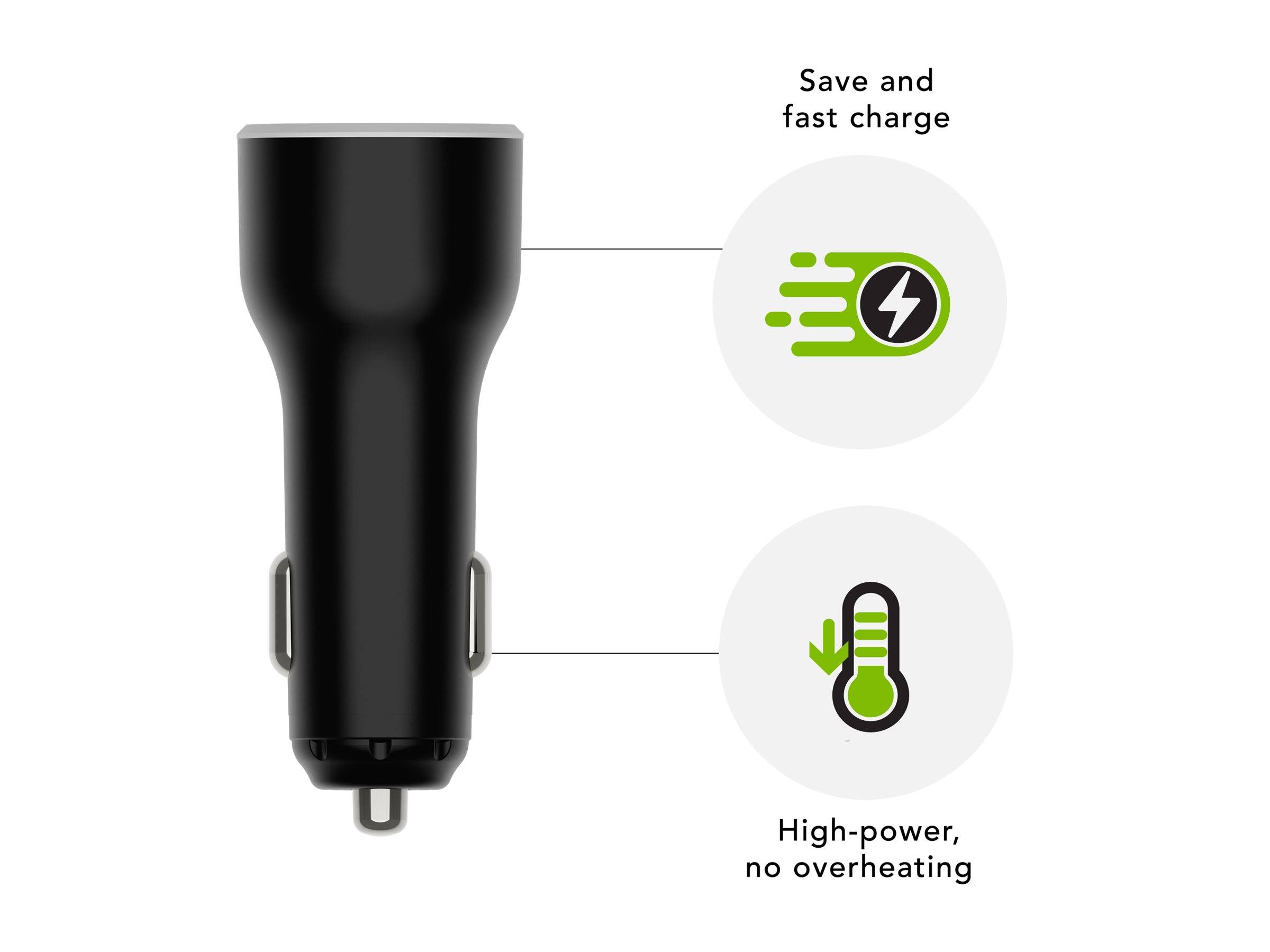 dbramante1928 re-charge - Auto-Netzteil - 65 Watt (24 pin USB-C)Schwarz