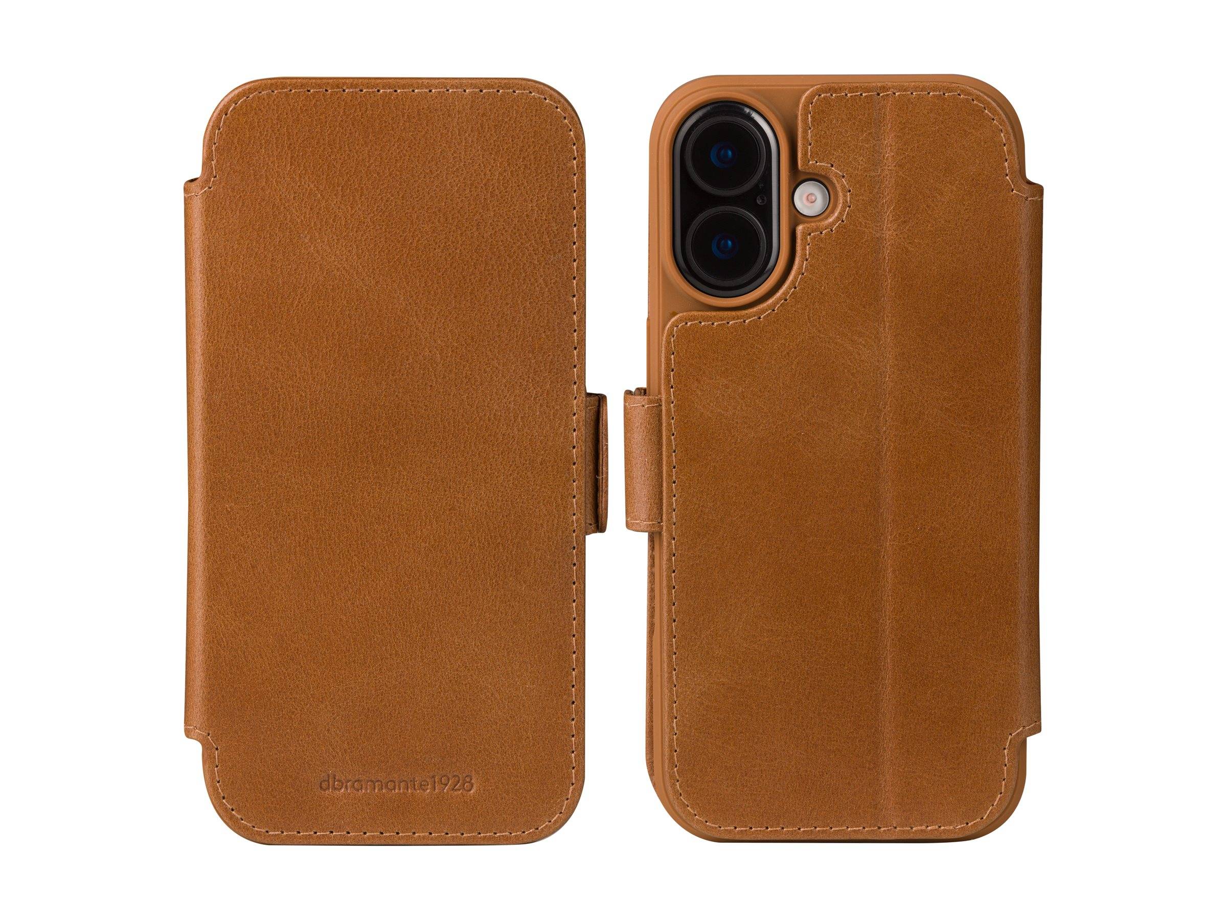 dbramante1928 Copenhagen - Flip-Hülle für Mobiltelefongenarbtes Leder -