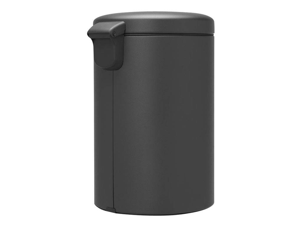 Brabantia newIcon - Mülleimer - Klappdeckel20 L - Fußpedal - Mineral Infinite
