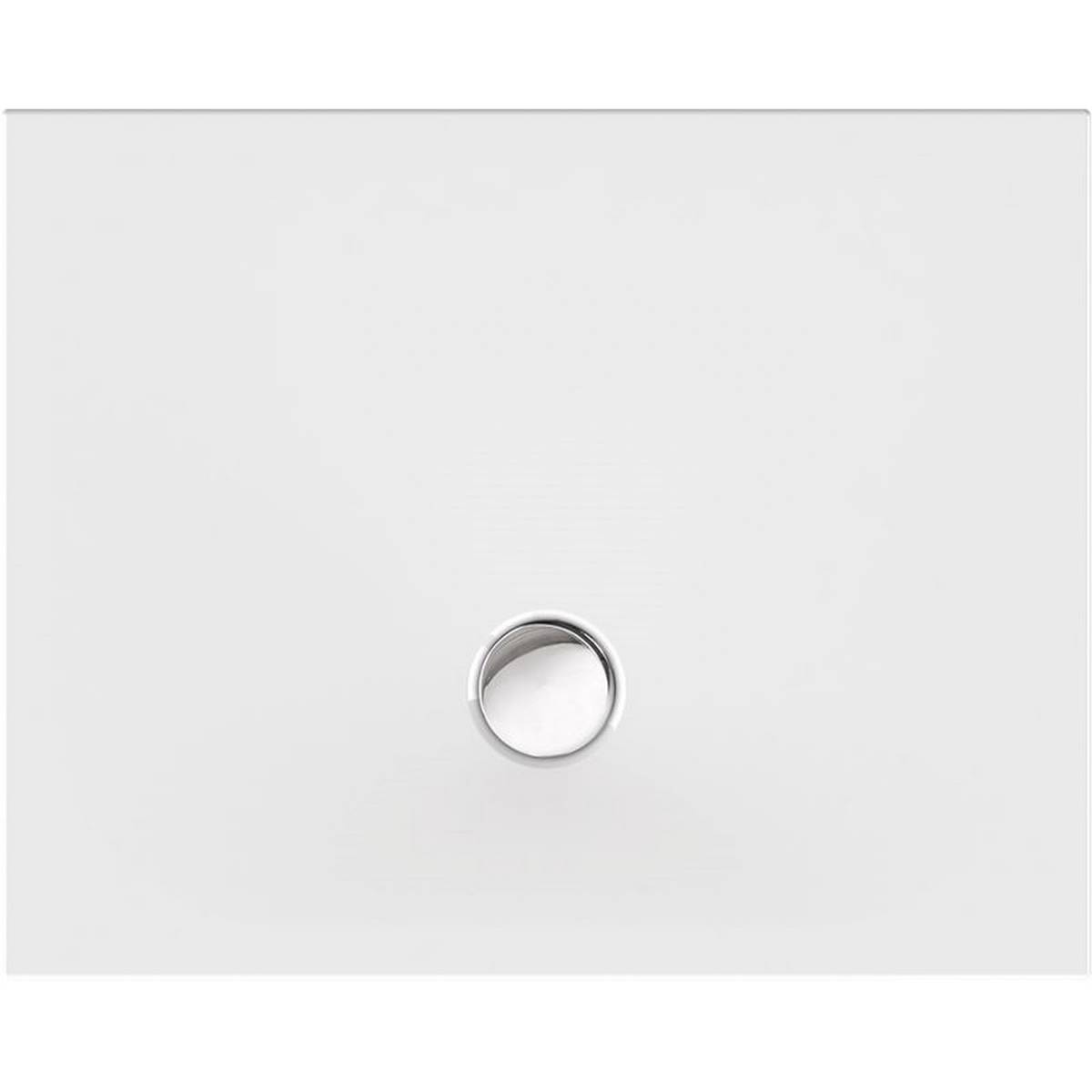 Schröder Rechteckduschwanne Flat New E 100x80x2 cm weiß