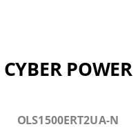 CYBER POWER' steht in fetten schwarzen Buchstaben. Darunter ist 'OLS1500ERT2UA-N' in einer kleineren grauen Schrift geschrieben.