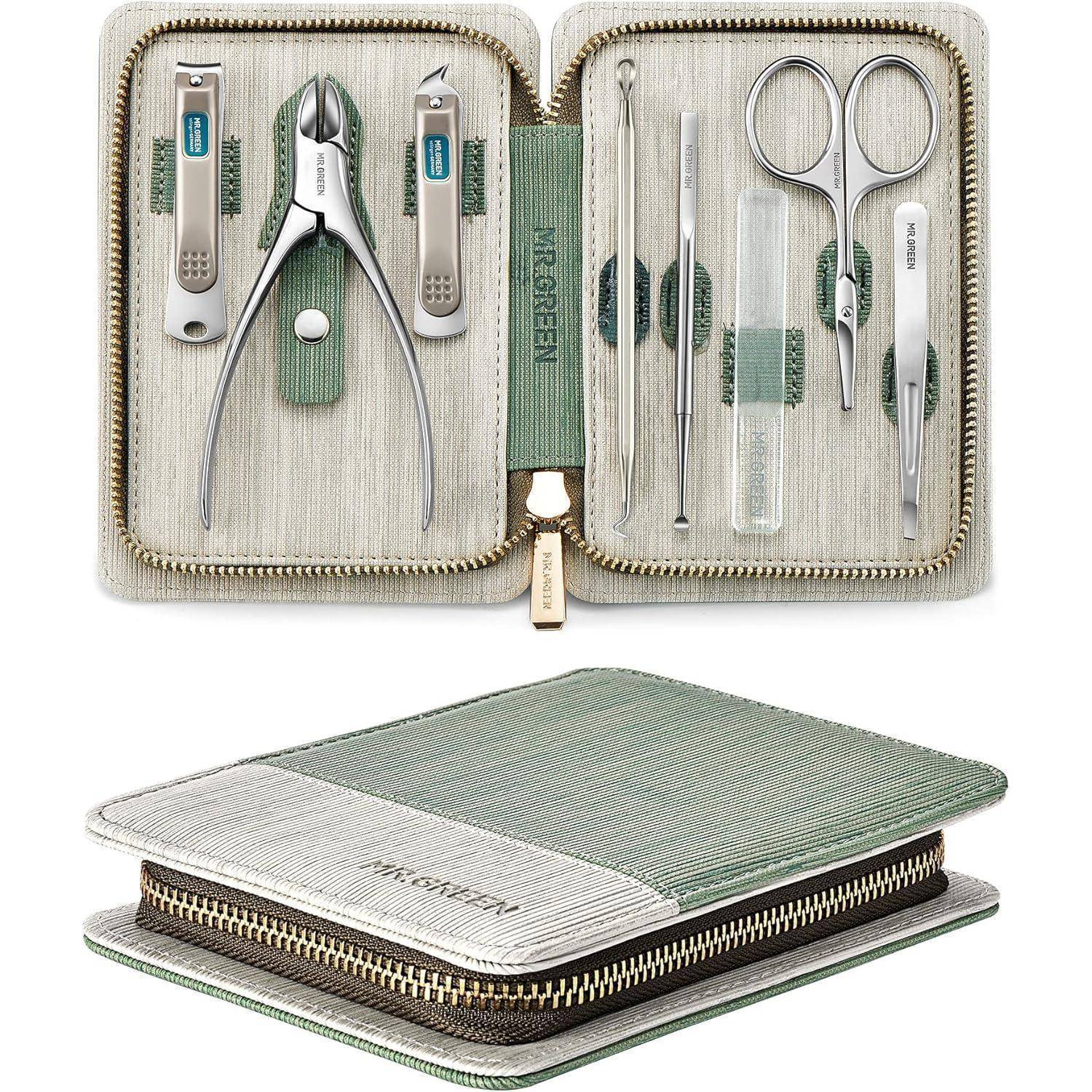 Maniküre Pediküre Set 8 in 1, Solingen Edelstahl Nagelset in