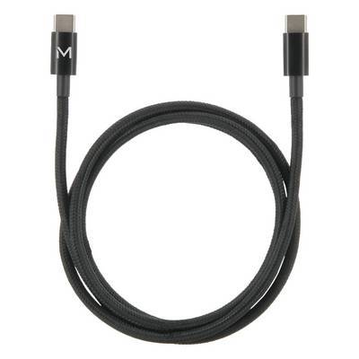 Mobilis Cable USB C / USB C - 1m - 100W - Black Multimedia-Technik Notebookzubehör