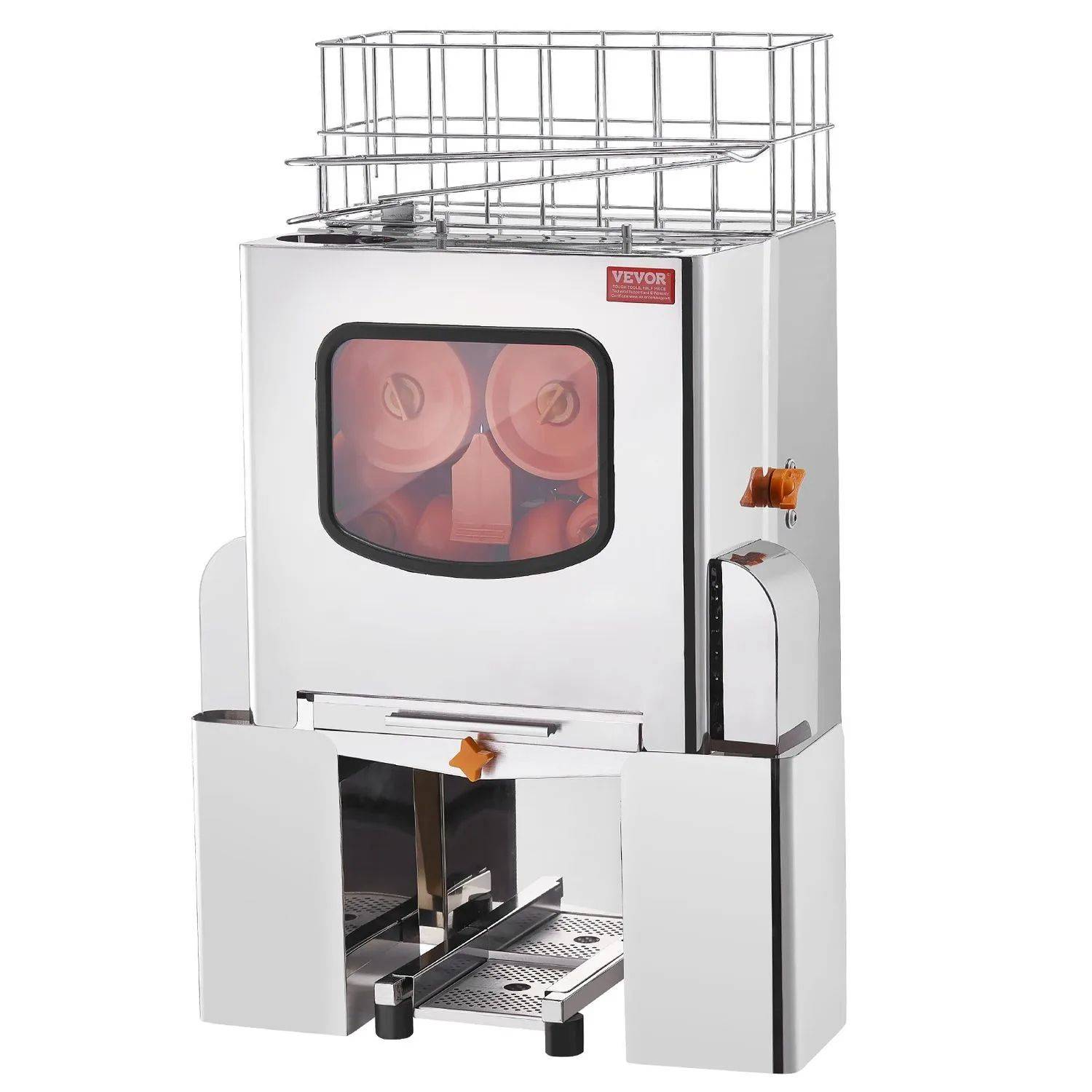 Saftpresse, Zitruspresse, Orangenpresse - Edelstahl, Kommerziell, 49,5 x 32,0 x 78,0 cm